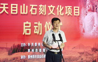 投资15亿，姜堰天目山石刻文化项目正式启动 打造长三角文化艺术交流新高地